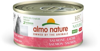 Almo Nature Cat Zalm 24X70 GR