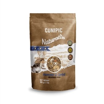 Cunipic Naturaliss Hamster &amp; Gerbil 500 GR