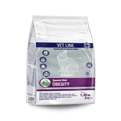 Cunipic Vetline Konijn Obesity Overgewicht 1,4 KG