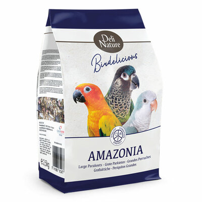 Birdelicious grote parkieten amazonia 2,5kg