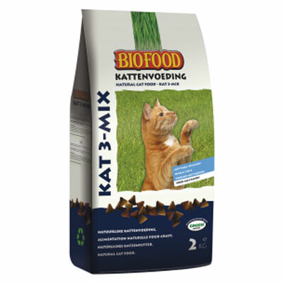 Biofood Kattenvoeding Kat 3-Mix 2 KG