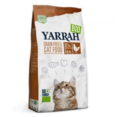 Yarrah Cat Adult Graanvrij Kip / Vis 2,4 KG