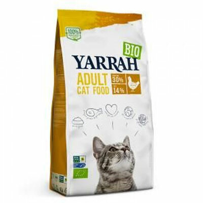 Yarrah Cat Biologische Brokken Kip 2,4 KG