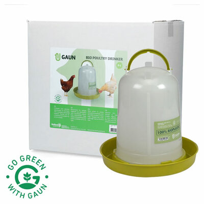 Gaun Pluimvee Drinktoren Bio Limoengroen 5 l (