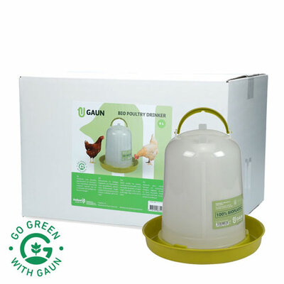 Gaun Pluimvee Drinktoren Bio Limoengroen 10 l