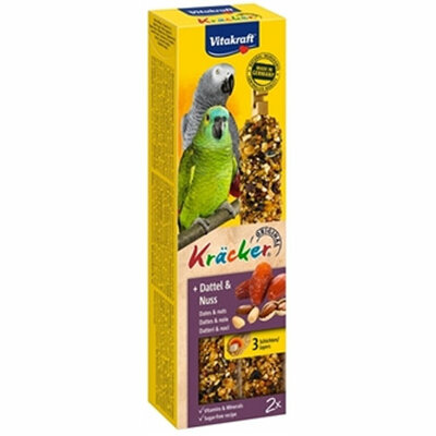 VITAKRAFT PAPEGAAI KRACKER FRUIT/NOOT 2 IN 1